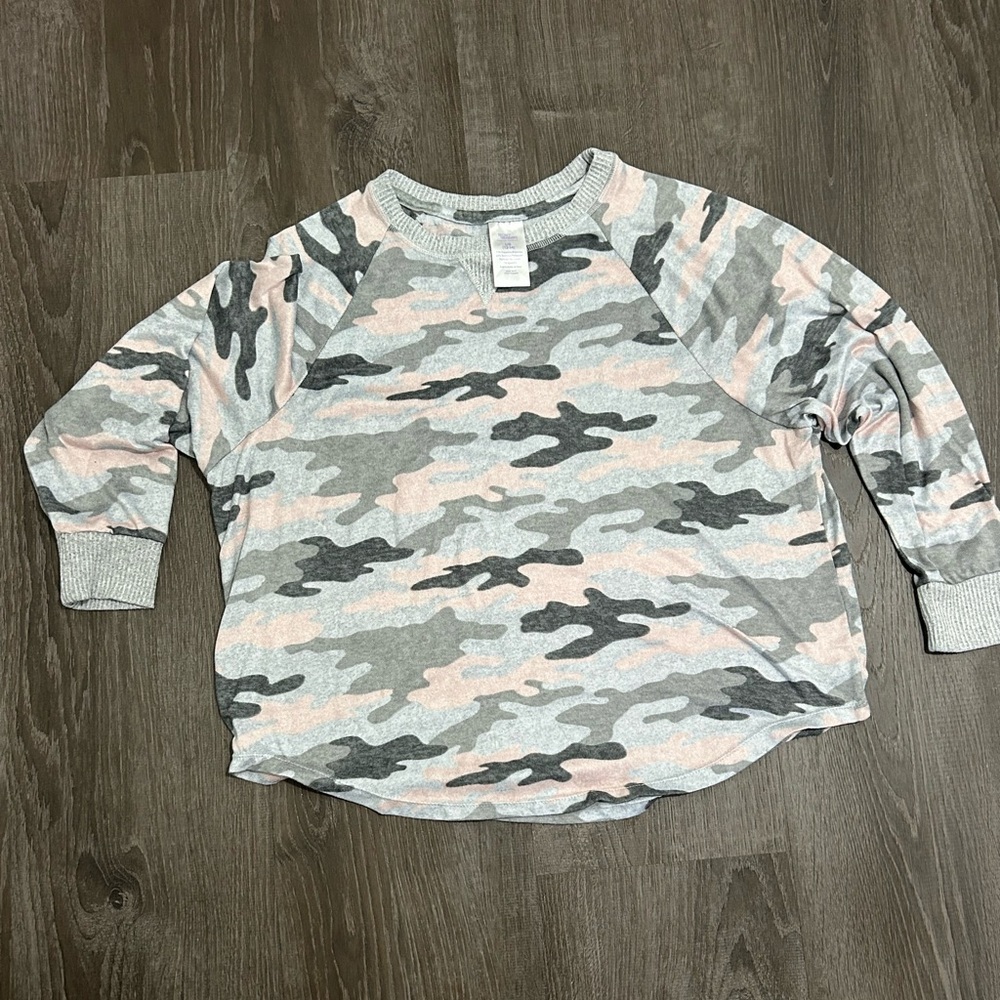 Pink camo sweater